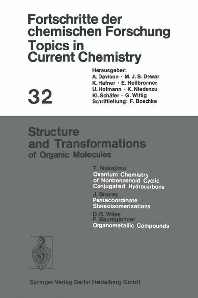 Structure and Transformations of Organic Molecules