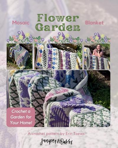 Mosaic Flower Garden Blanket