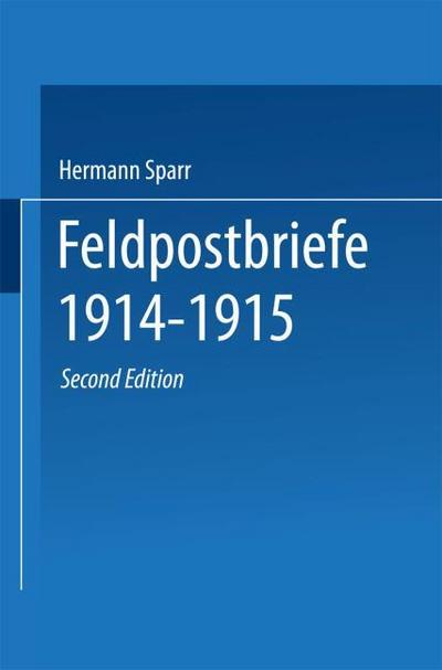 Feldpostbriefe 1914-1915