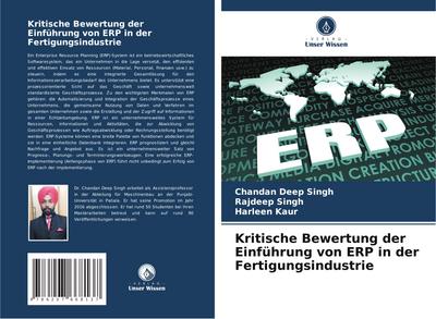 Kritische Bewertung der Einführung von ERP in der Fertigungsindustrie