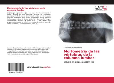 Morfometría de las vértebras de la columna lumbar