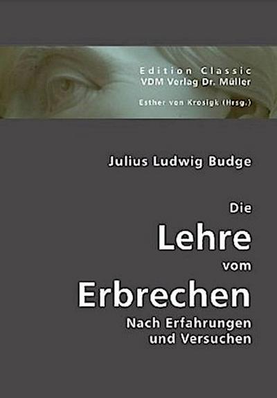 Die Lehre vom Erbrechen