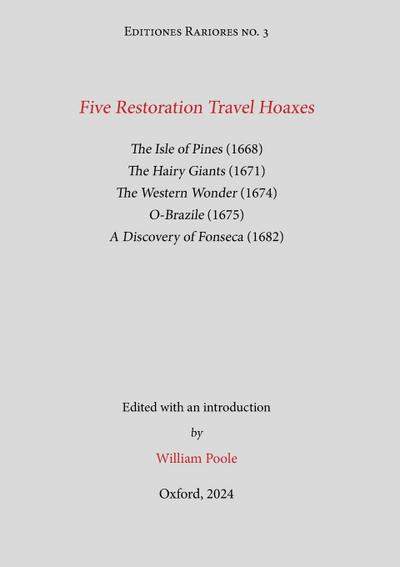 Five Restoration Travel Hoaxes