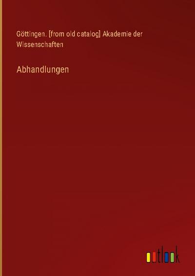 Abhandlungen