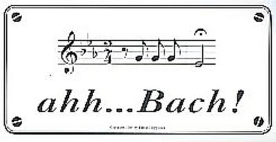 Aufkleber ahh...Bach