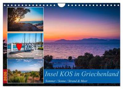 Insel Kos in Griechenland (Wandkalender 2026 DIN A4 quer), CALVENDO Monatskalender