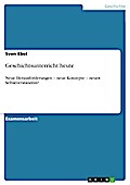 Geschichtsunterricht heute