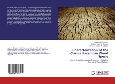 Characterization of the Clarisia Racemosa Wood Specie