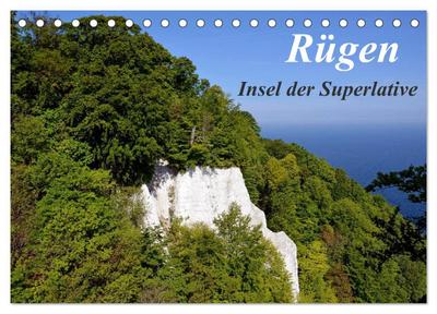 Rügen ¿ Insel der Superlative (Tischkalender 2024 DIN A5 quer), CALVENDO Monatskalender