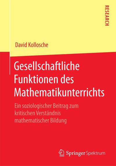 Gesellschaftliche Funktionen des Mathematikunterrichts