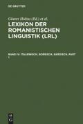 Italienisch, Korsisch, Sardisch