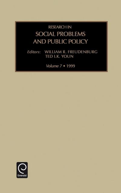 Research in Social Problems and Public Policy