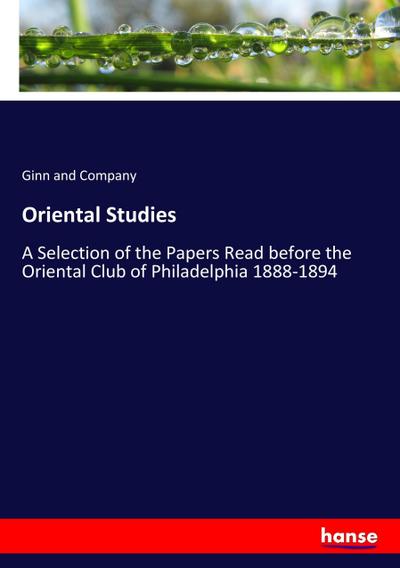 Oriental Studies