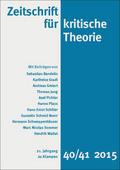 Zeitschrift für kritische Theorie / Zeitschrift fü