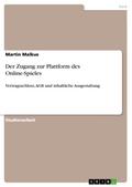 Der Zugang zur Plattform des Online-Spieles