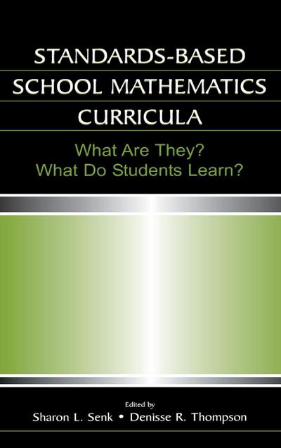 Standards-based School Mathematics Curricula