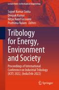 Tribology for Energy, Environment and Society