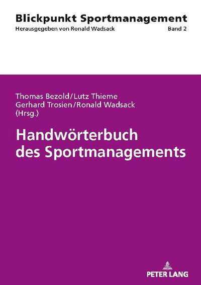 Handwörterbuch des Sportmanagements