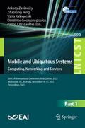 Mobile and Ubiquitous Systems: Computing, Networki