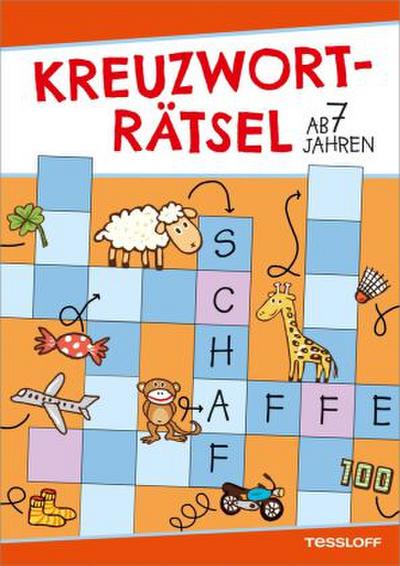 Kreuzworträtsel (Rot/Schaf), ab 7 Jahren