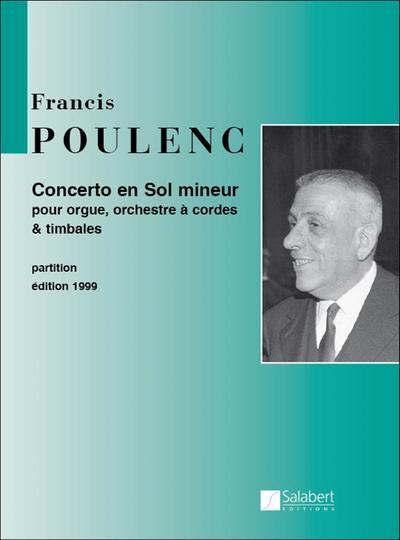 Concerto sol mineurpour orgue et orchestre