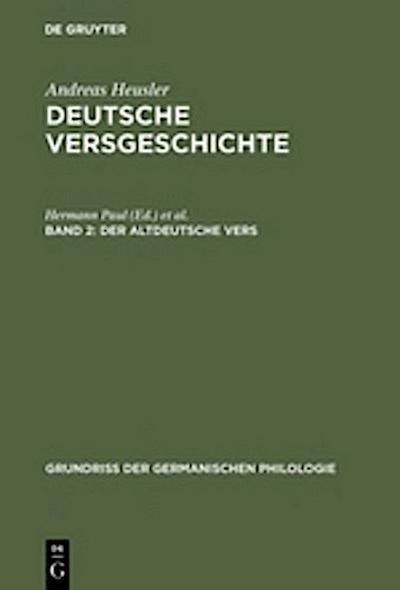 Der altdeutsche Vers