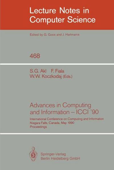 Advances in Computing and Information - ICCI ’90