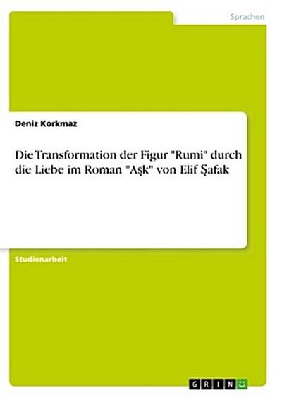 Die Transformation der Figur "Rumi" durch die Liebe im Roman "A¿k" von Elif ¿afak
