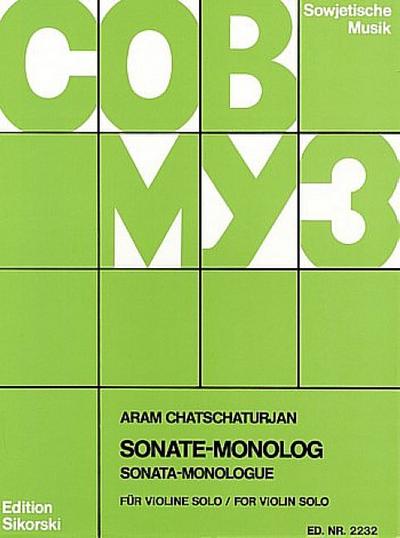 Sonate - Monologfür Violine solo