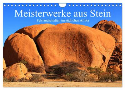 Meisterwerke aus Stein (Wandkalender 2024 DIN A4 quer), CALVENDO Monatskalender