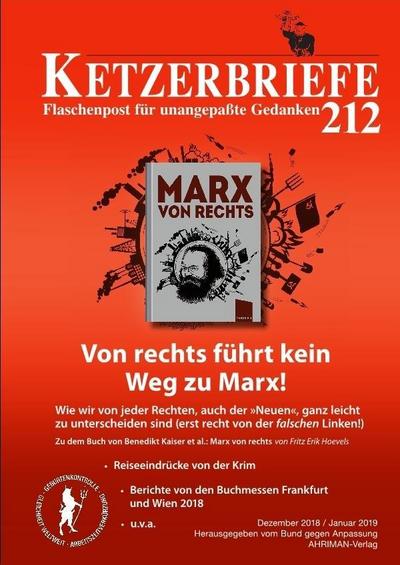 Von rechts führt kein Weg zu Marx!