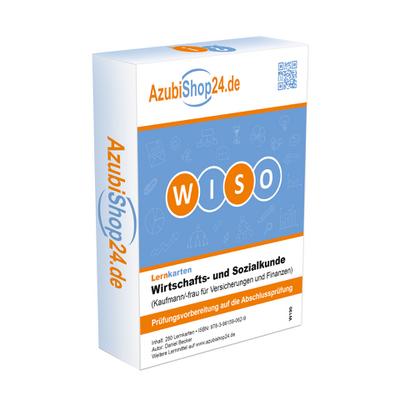 AzubiShop24.de Lernkarten ADD-ON Wirtschafts- und Sozialkunde (Kaufmann/-frau für Versicherungen und Finanzen)