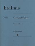 Brahms, Johannes - 51 Übungen für Klavier