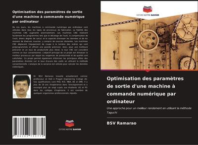 Optimisation des paramètres de sortie d’une machine à commande numérique par ordinateur