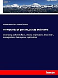 Memoranda of persons, places and events
