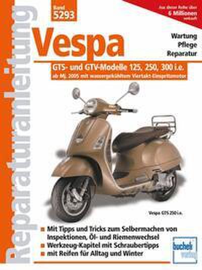 Vespa GTS- und GTV-Modelle 125,250,300 i.e. - ab Modelljahr 2005