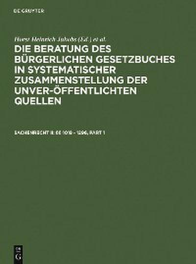 Sachenrecht II: §§ 1018 - 1296