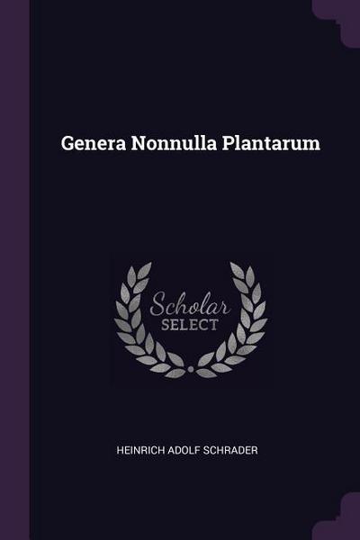 Genera Nonnulla Plantarum