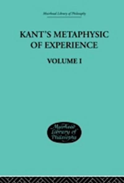Kant’s Metaphysic of Experience