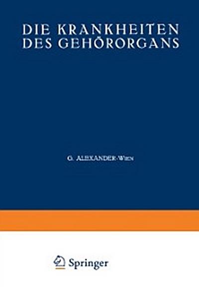 Die Krankheiten des Gehörorgans