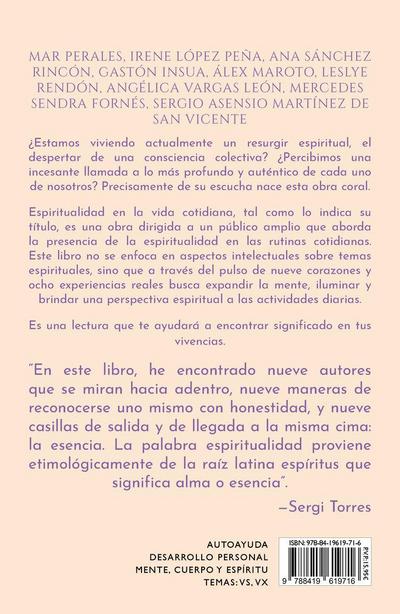 Espiritualidad en la vida cotidiana