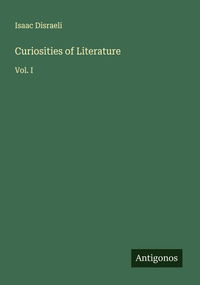 Curiosities of Literature