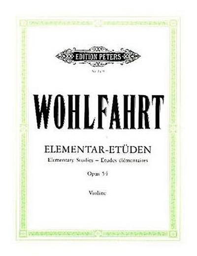 40 Elementary Studies Op. 54 for Violin