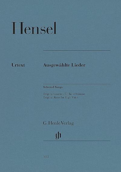 Fanny Hensel - Ausgewählte Lieder