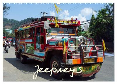 Jeepneys (Wandkalender 2026 DIN A2 quer), CALVENDO Monatskalender