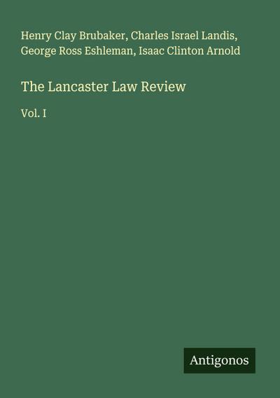 The Lancaster Law Review