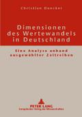Dimensionen des Wertewandels in Deutschland