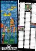 Hundertwasser Streifenkalender Art 2026 von Friedensreich Hundertwasser | sonst. Bücher