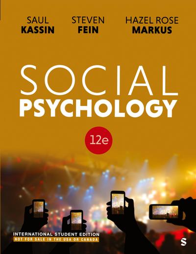 Social Psychology - International Student Edition