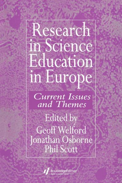 Research in science education in Europe